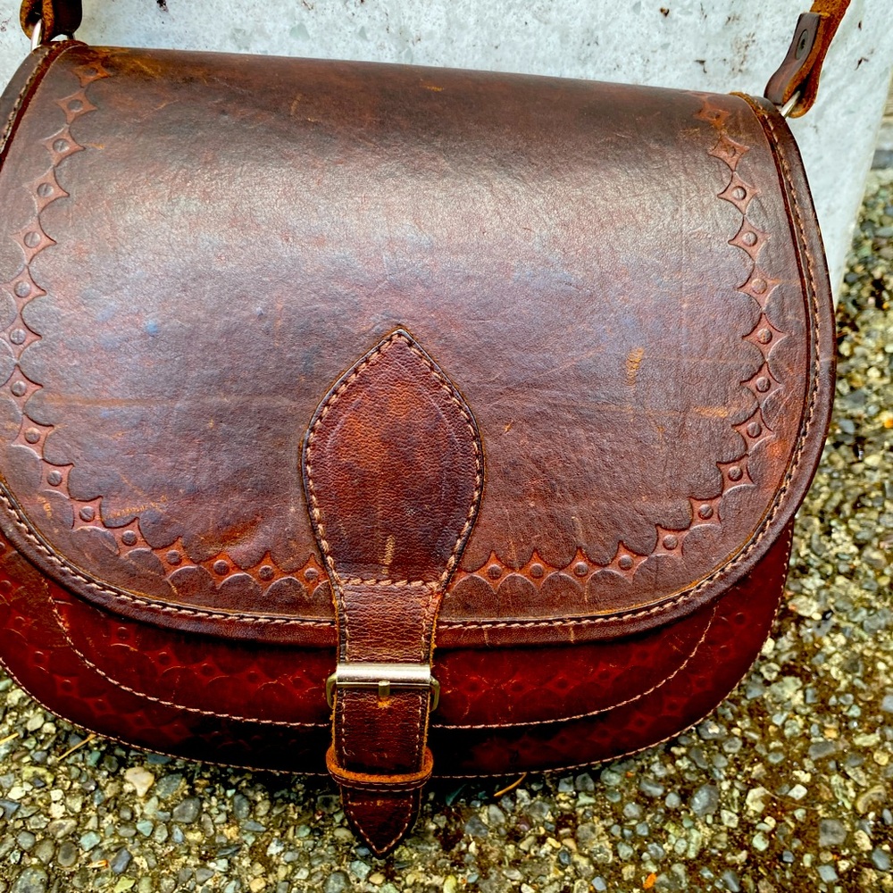 Mexican leather bag